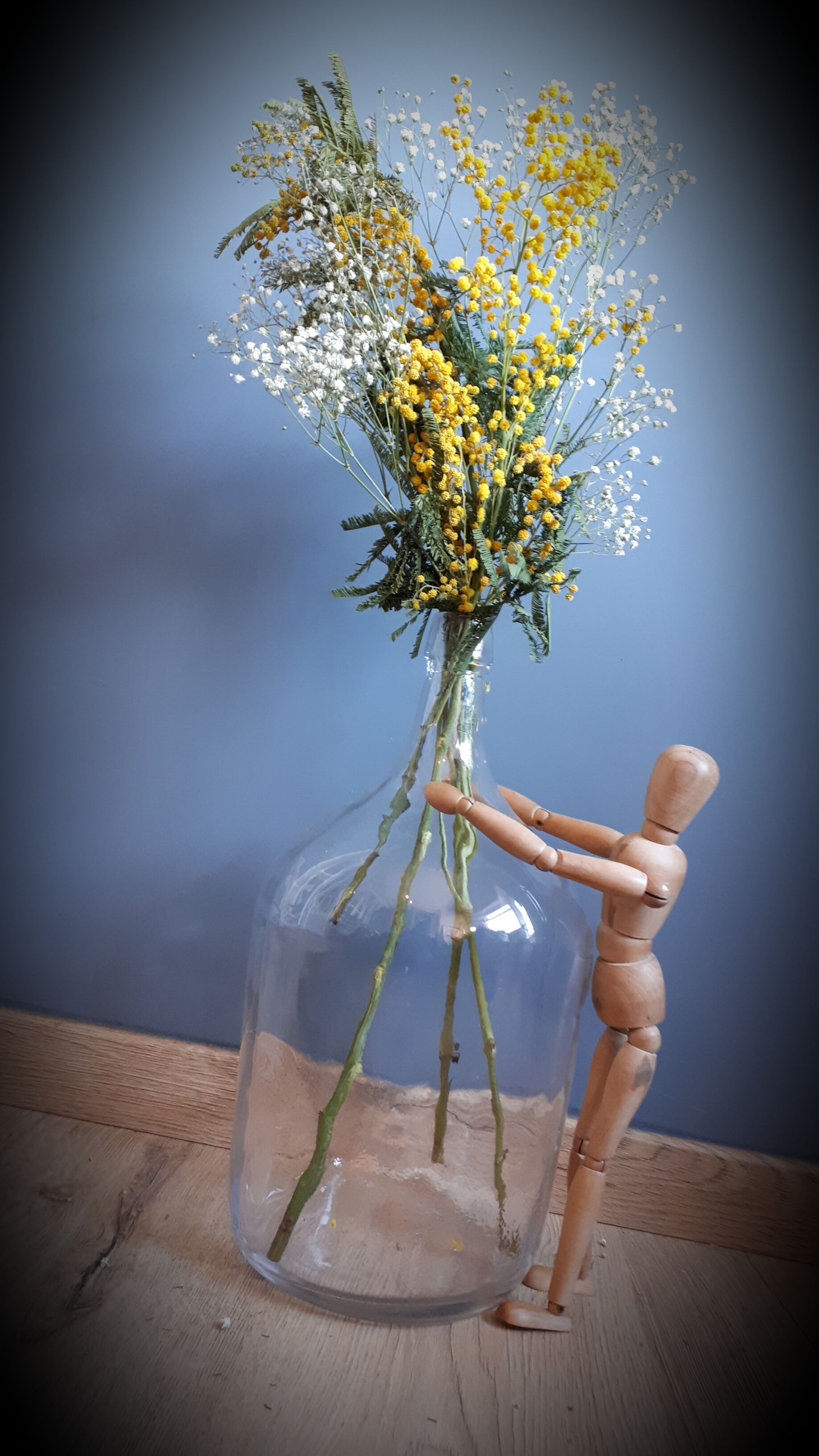 Demijohn 5L transparent straight