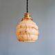 Art Deco suspension in marbled opaline with ouraline (4 available)