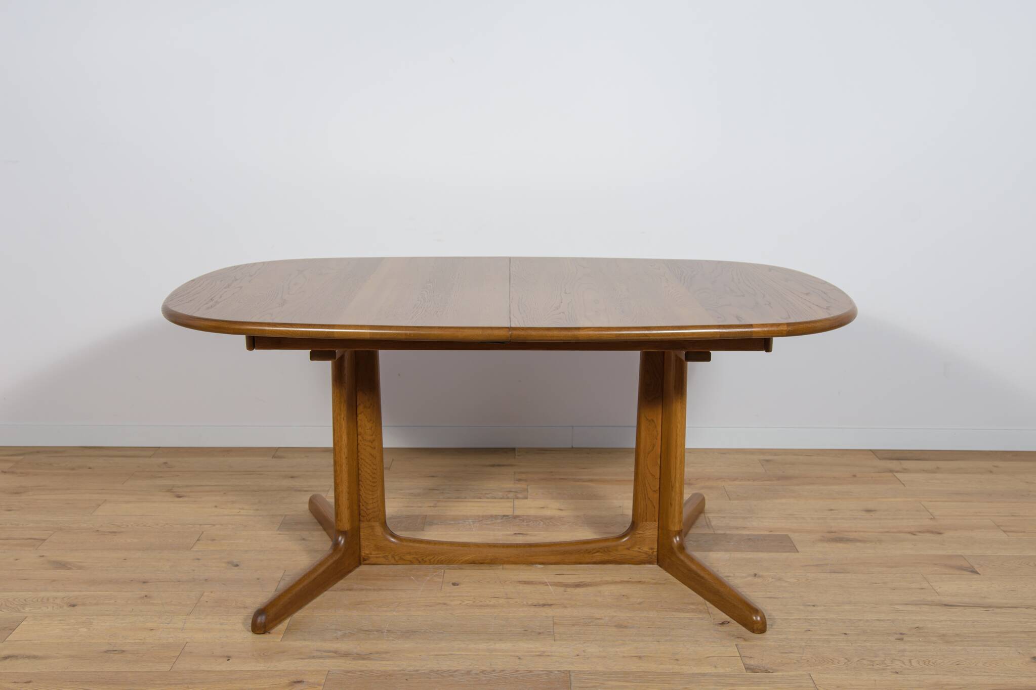 Mid-Century Oak Extendable Table by N. O. Møller for Gudme Furniture Factor