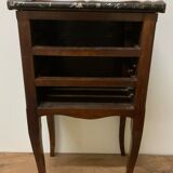 Louis XV style bedside in walnut