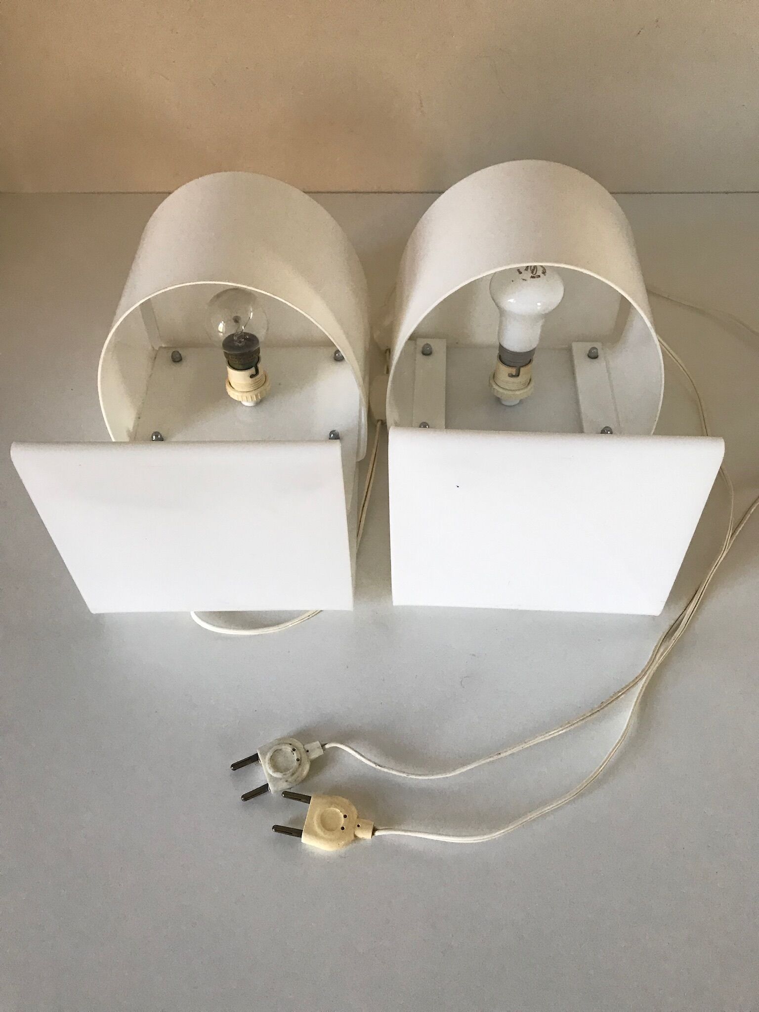 Paire de lampes frère édition Chabrières années 70