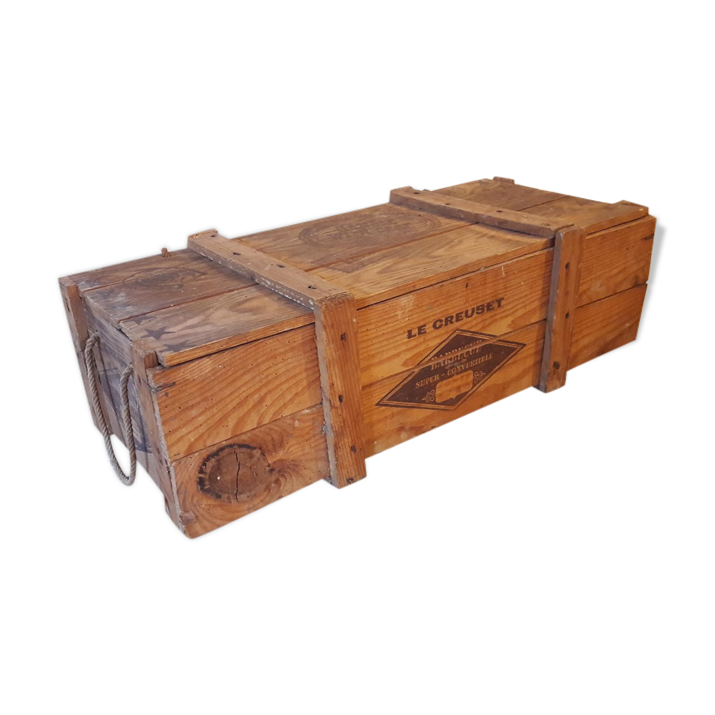 Le Creuset wooden box