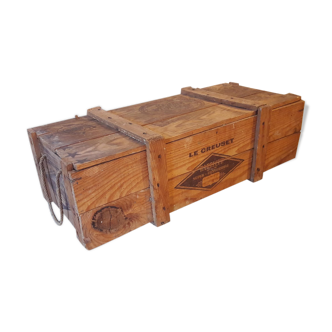 Caisse en bois Le Creuset
