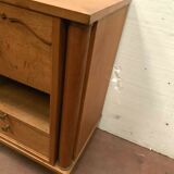 Oak bedside table from the 1940s 20th century