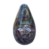Maur-Vieil Bob Le Bleis vintage 70's glass paste paperweight with inclusions