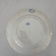 Old flat plate, light blue ironstone, HB Choisy-le-Roi model.