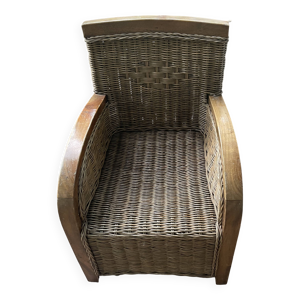 fauteuil en rotin pour - enfant