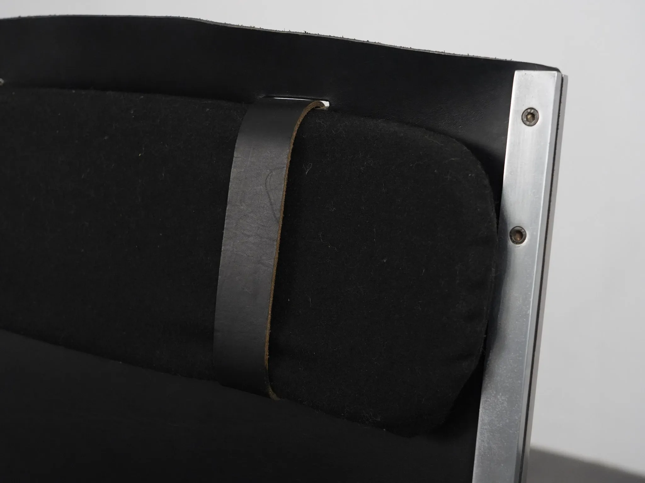 Rare leather lounge chair by Pierre Thielen for Metz & Co., Netherlands, 1960s
