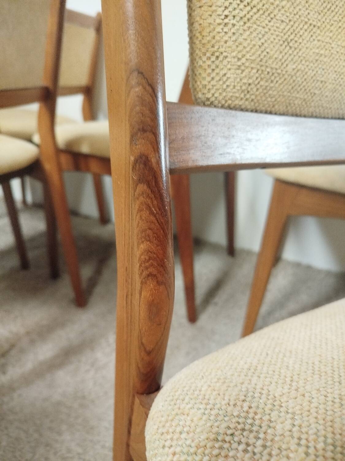6 Danish rosewood chairs