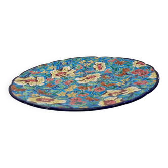 Assiette en faïence de Longwy