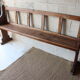 Oak church bench