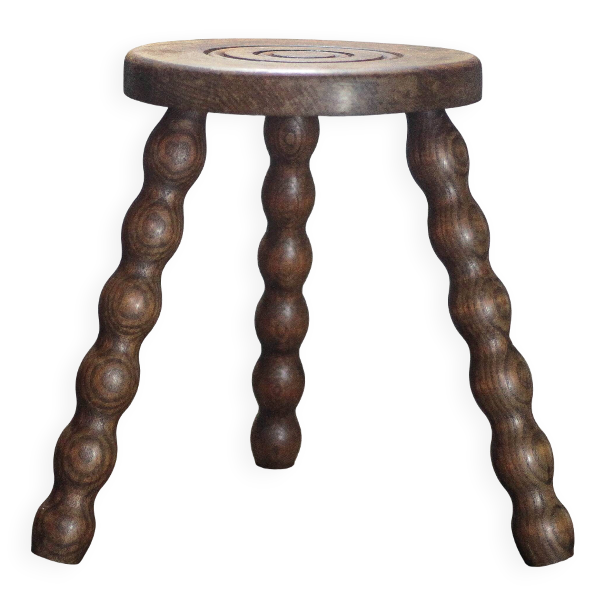 Vintage stool, tripod stool, occasional stool, wooden plant stand,
