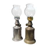 2 lampes anciennes Pigeon et Olympe