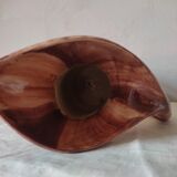 Earthenware decanter in false wood