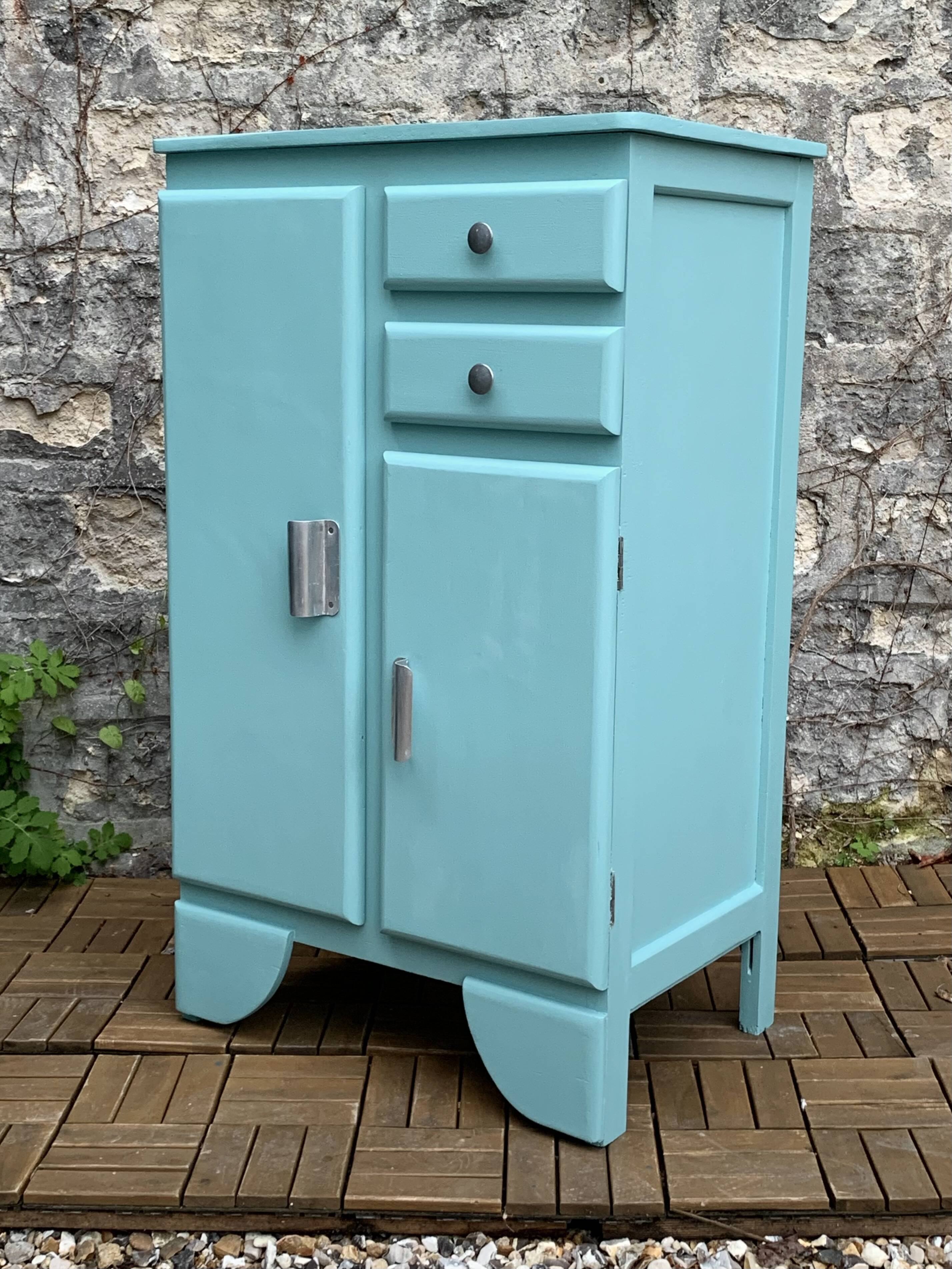 Mado turquoise sideboard vintage 1950