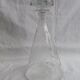 Carved blown glass decanter