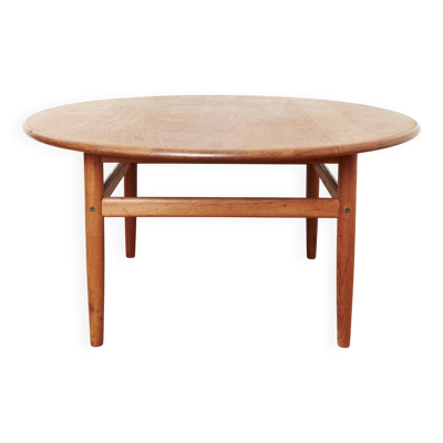 Table basse vintage par Niels Bach pour Niels Bach As, années 1960.