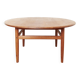 Table basse vintage par Niels Bach pour Niels Bach As, années 1960.