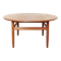 Table basse vintage par Niels Bach pour Niels Bach As, années 1960.