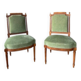 Pair of Louis XVI style chairs