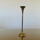 Brass tulip foot candle holder 70s