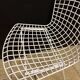 8 Vintage Harry Bertoia Wire Mesh Chairs White Lacquered Knoll