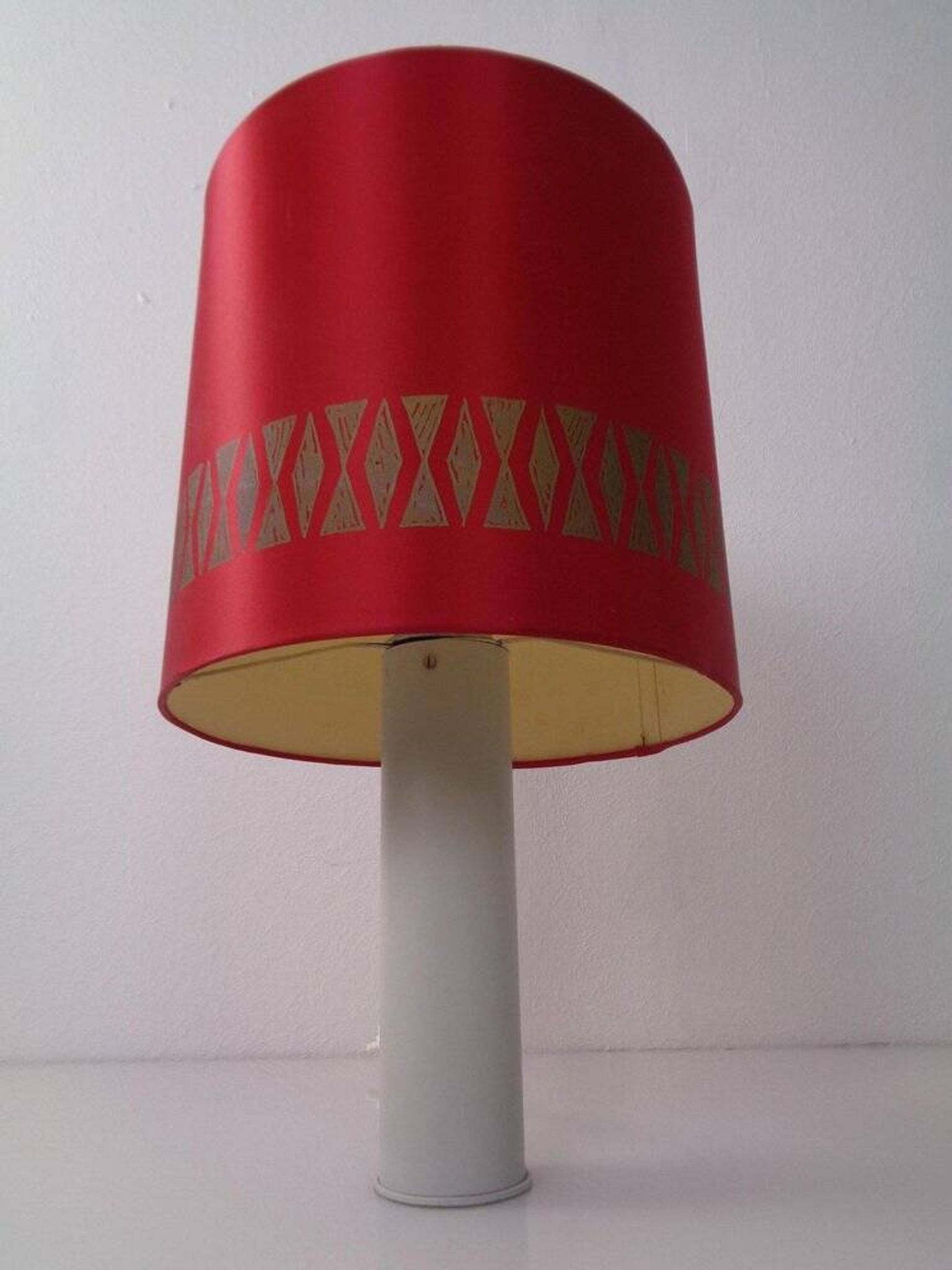 Minimalist table lamp in aluminium, Germany, 1960s