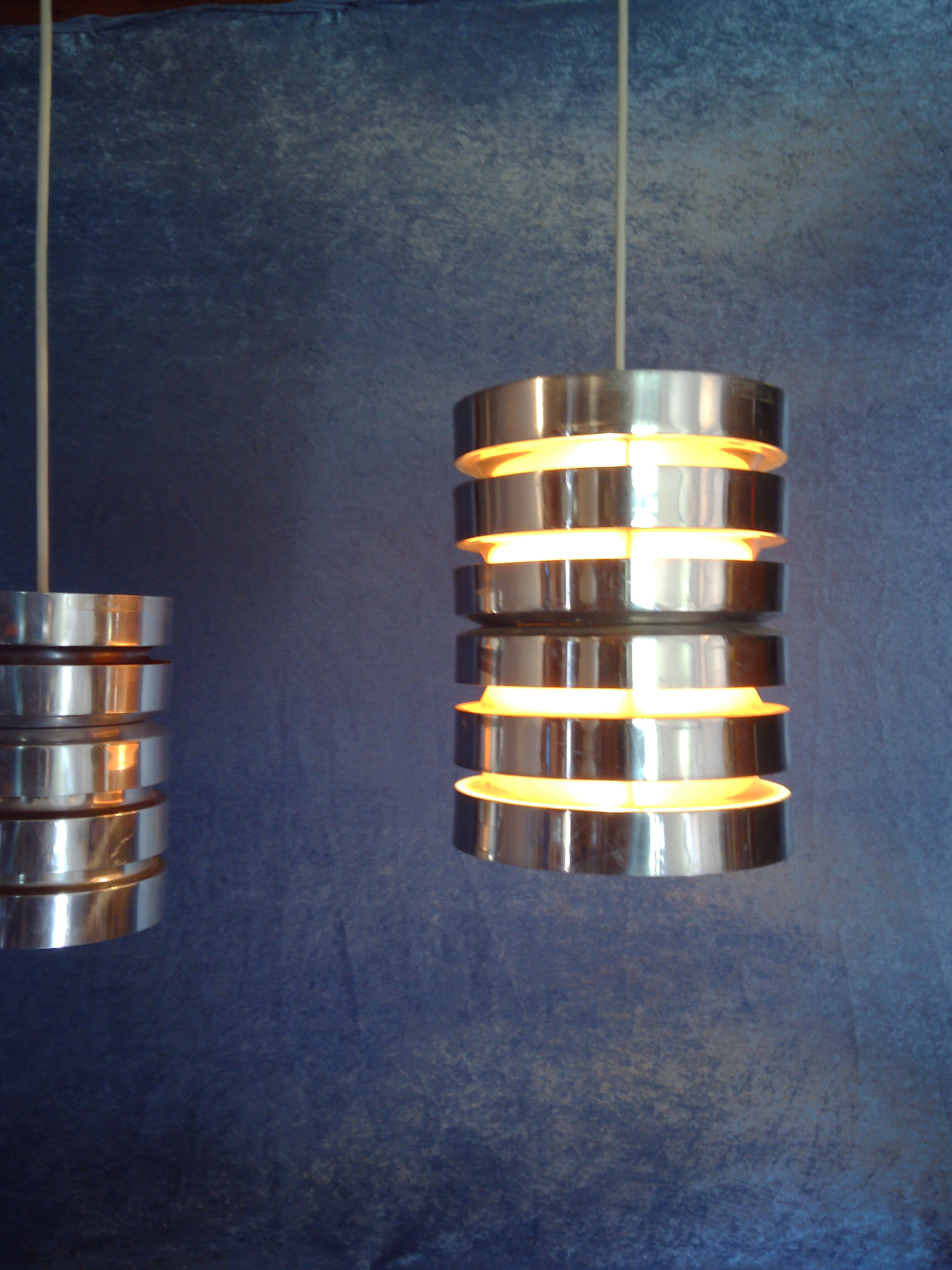 Tubular pendants by Carl Thore for Granhaga, A set of 2.