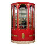 Importante Bibliothèque époque Art Déco en bois laqué et bronze doré