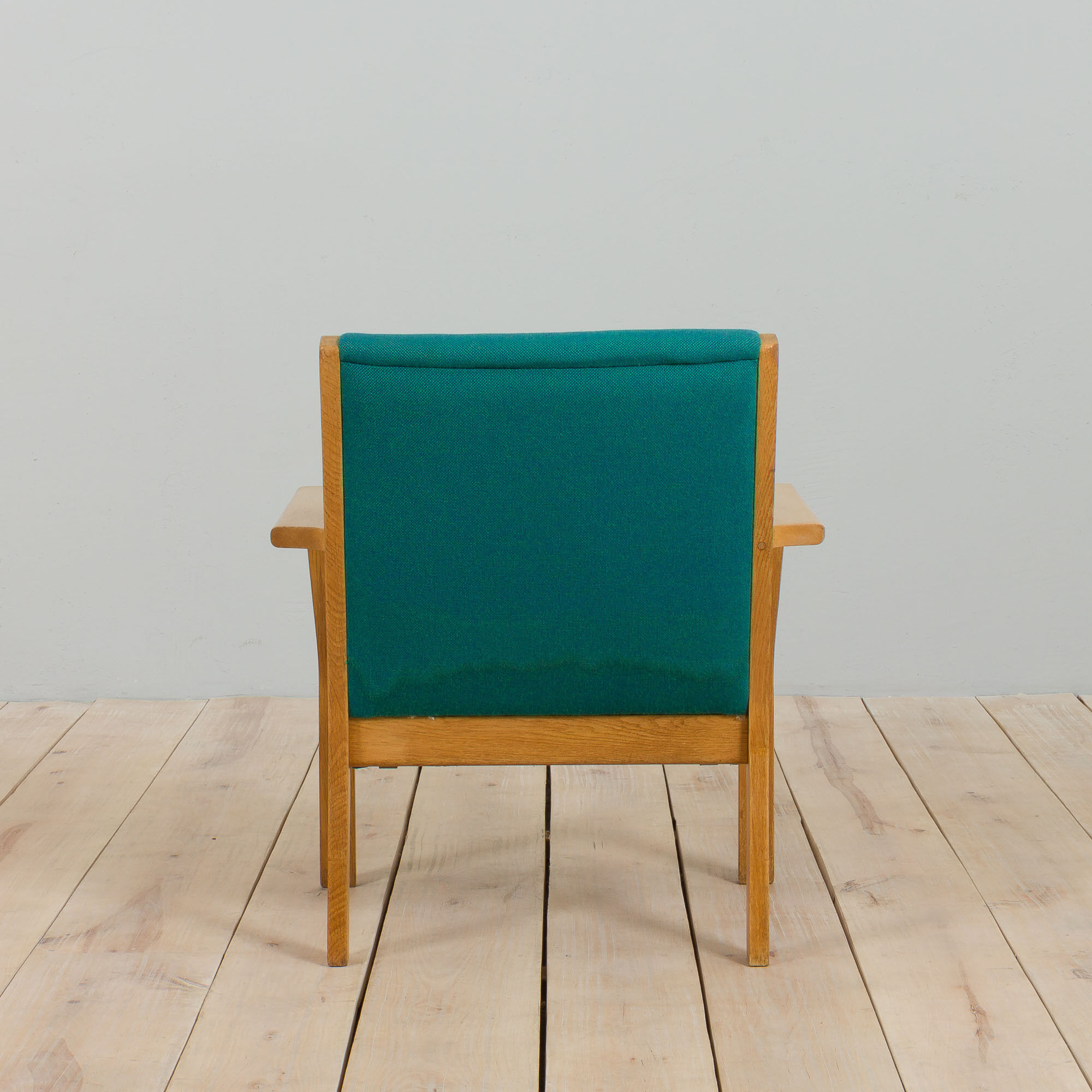 Hans Wegner oak armchair model Ge 181, Getama, Denamrk 1970s