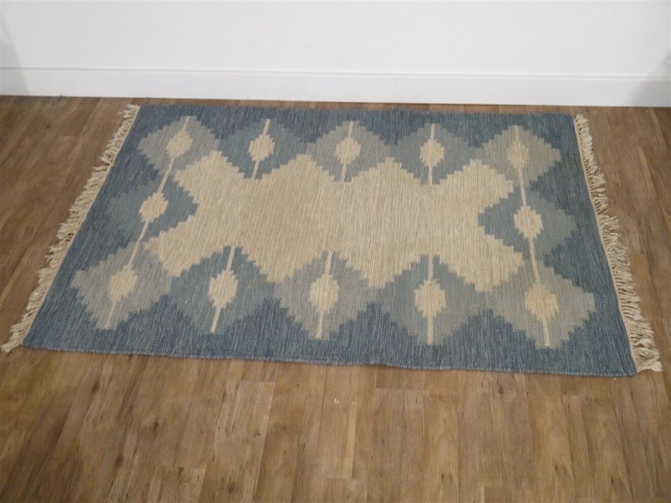 Scandinavian carpet "rollakan" in wool 1960