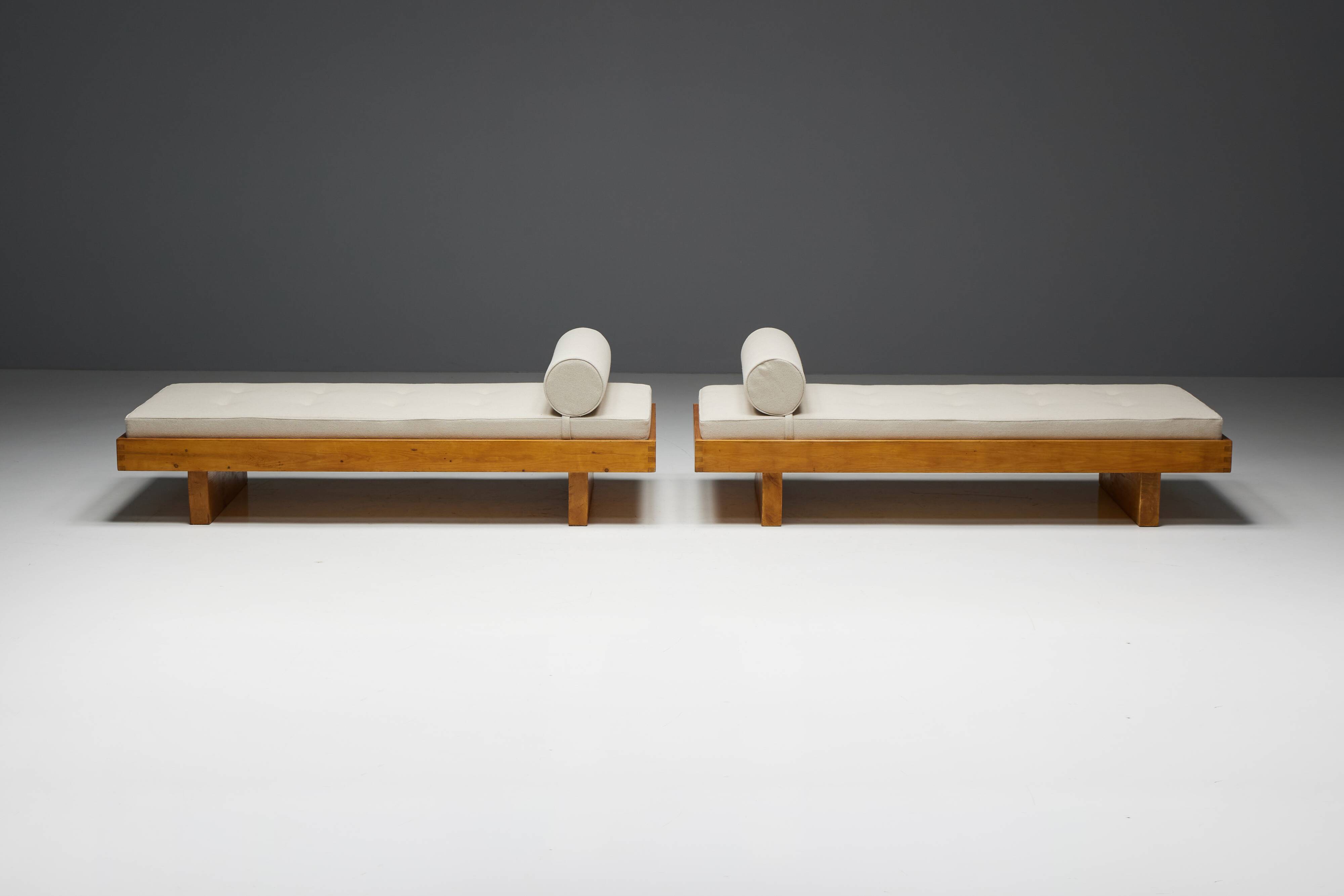 Daybed by Charlotte Perriand for Méribel Les Allues, France, 1960s