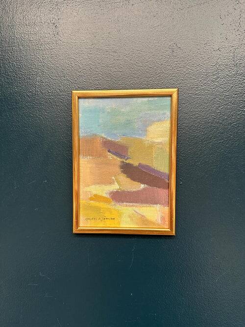 Huile sur panneau originale suédoise – “Sommardag Krokås” par Anders A. Jönsson