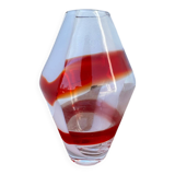 Small Guzzini vase blown glass