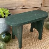 Small solid wood bench