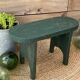 Small solid wood bench
