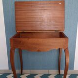 Mahogany sewing basket