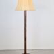 Art Deco Asian Style Carved Wood Floor Lamp, 1930s