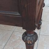 Louis XIII cylinder desk in oak, 19th century
