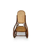 Vintage Bentwood Rocking Chair in the Thonet Tradition, by FMG, 1940s/