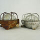 Pair of cast iron industrial window sconces, TH brand