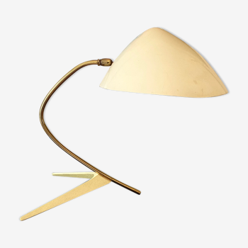 Lampe de bureau verte des années 1950