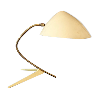 Lampe de bureau verte des années 1950