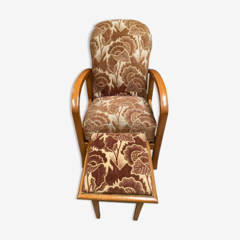 Fauteuil morris art-déco vintage