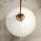 Opaline hanging lamp
