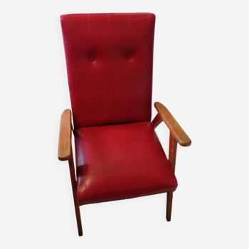 fauteuil vintage  année 50 scandinave