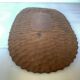 Carved wooden platter in Black Forest style.