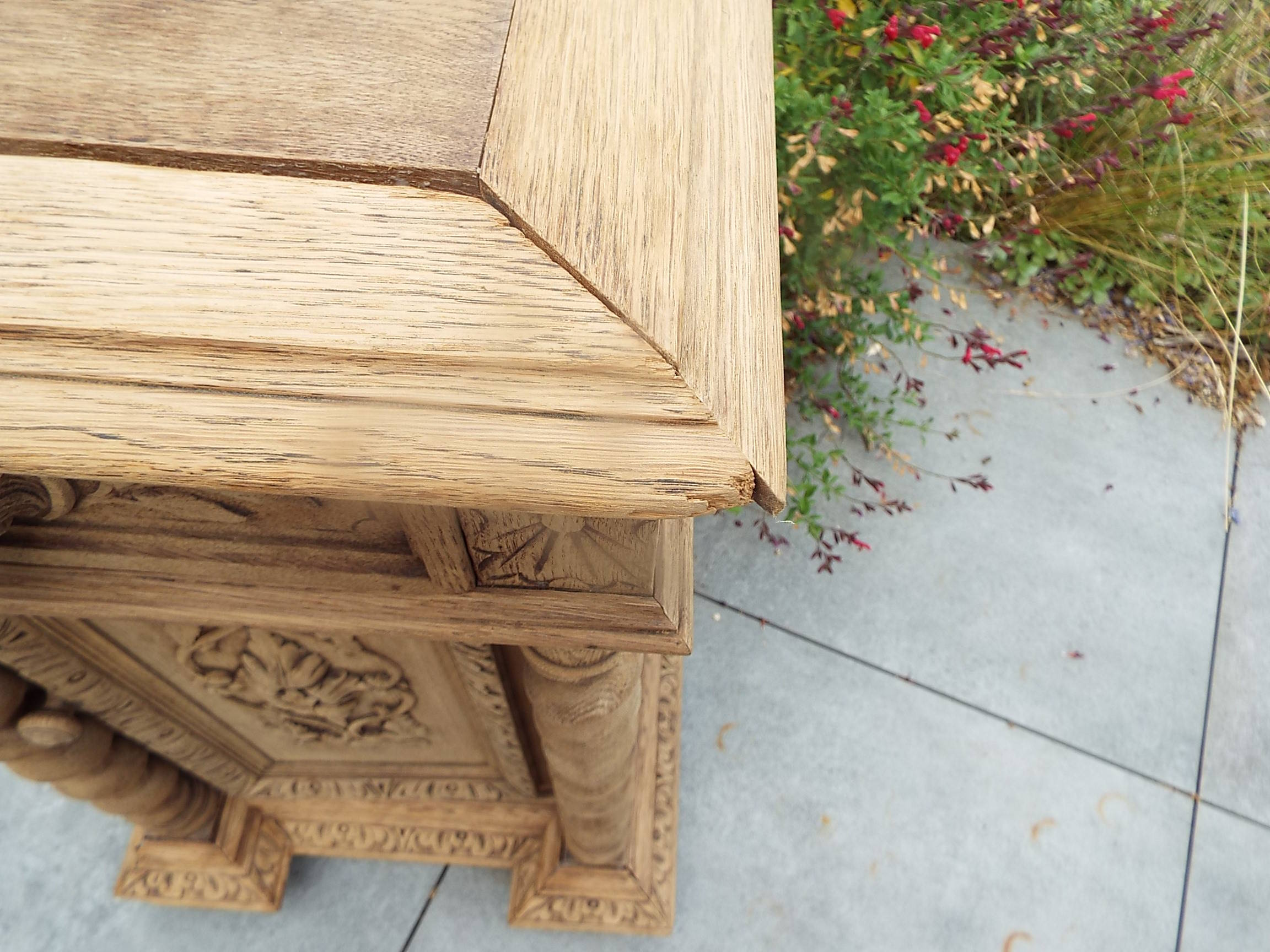 Neo-Renaissance bedside table