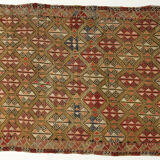 Anatolian handmade kilim rug 225 cm x 136 cm