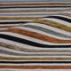Coussin Jacquard à rayures et bouclettes